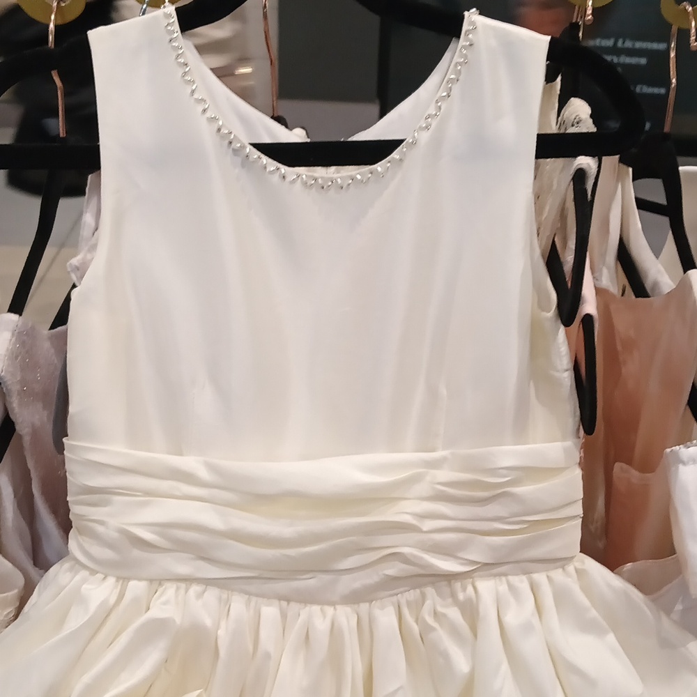 Sweetie Pie Collection Elegant Cream Kids Dress